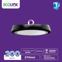 Ecolink Highbay LED 200W Lampu Gantung Industri 200 Watt Putih Lampu High Bay