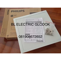 PHILIPS RC051B 14W W30L30 - Lampu Downlight LED Panel Kotak 30 x 30